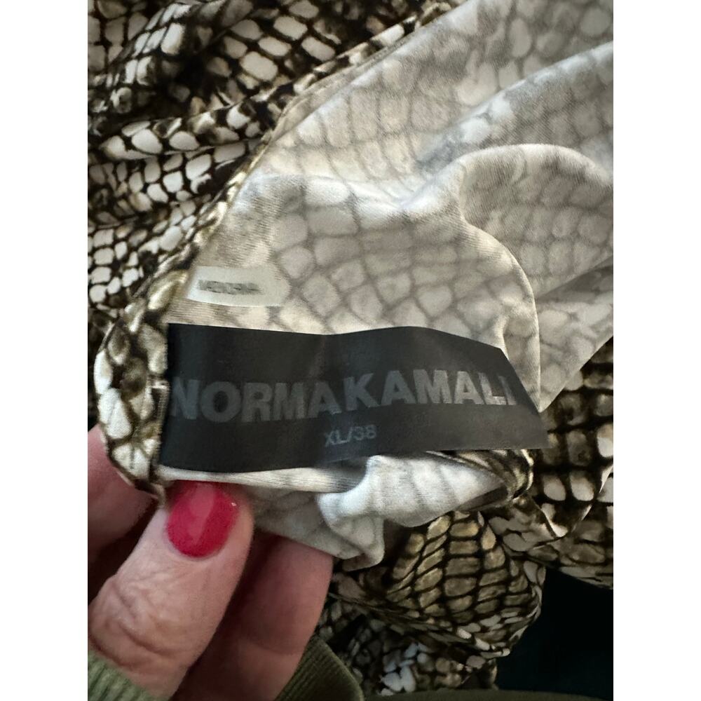 Norma Kamali Python Snake Print Blazer Jacket Boo… - image 8